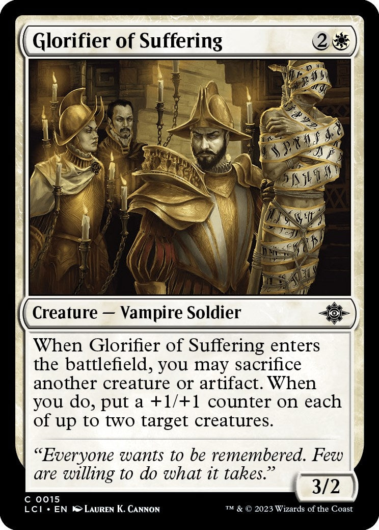 Image for Glorifier of Suffering (The Lost Caverns of Ixalan) (15) - Magic: The Gathering