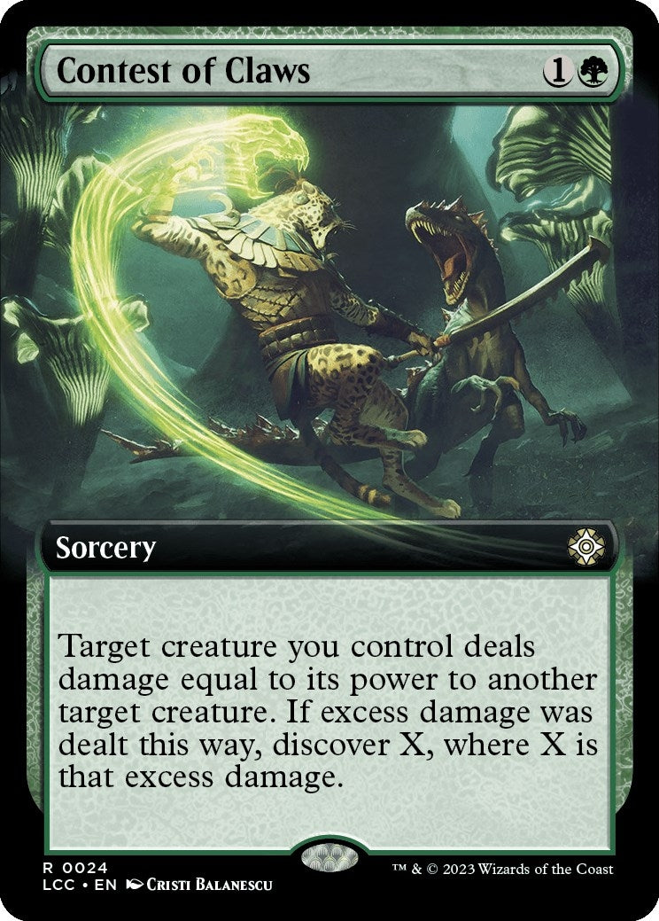 Image for Contest of Claws (Extended Art) (Commander: The Lost Caverns of Ixalan) (24) - Magic: The Gathering