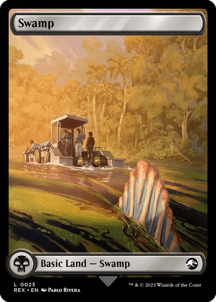Image for Swamp (Universes Beyond: Jurassic World Collection) (23) - Magic: The Gathering