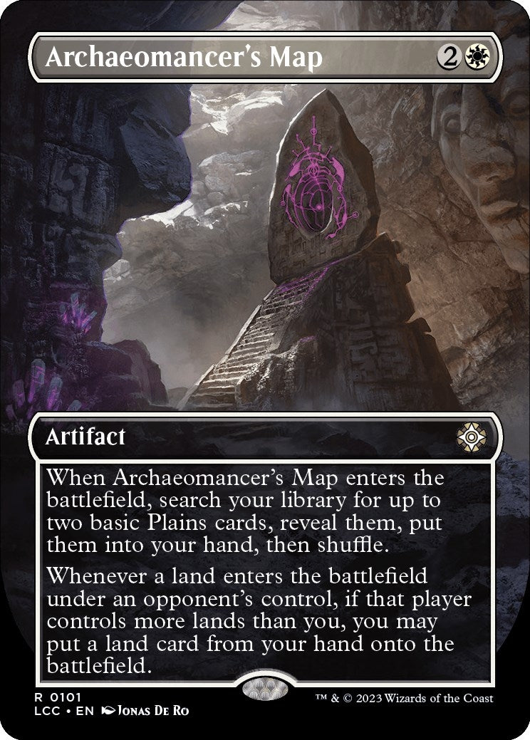 Image for Archaeomancer's Map (Borderless) (Commander: The Lost Caverns of Ixalan) (101) - Magic: The Gathering