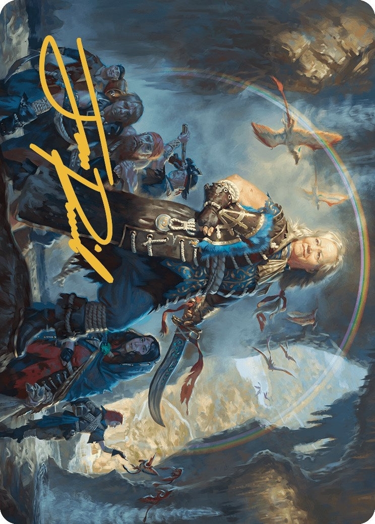 Image for Admiral Brass, Unsinkable Art Card (Gold-Stamped Signature) (Art Series: The Lost Caverns of Ixalan) (69) - Magic: The Gathering
