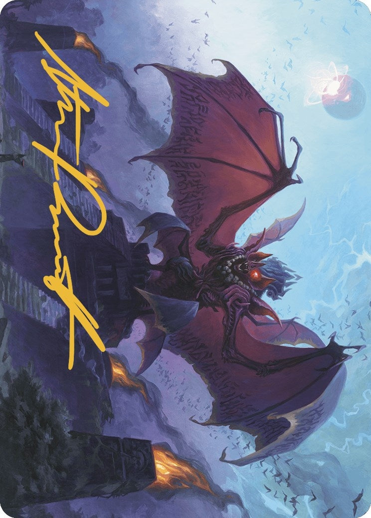Image for Aclazotz, Deepest Betrayal Art Card (Gold-Stamped Signature) (Art Series: The Lost Caverns of Ixalan) (14) - Magic: The Gathering
