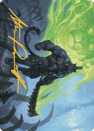 Image for Malamet Veteran Art Card (Gold-Stamped Signature) (Art Series: The Lost Caverns of Ixalan) (29) - Magic: The Gathering