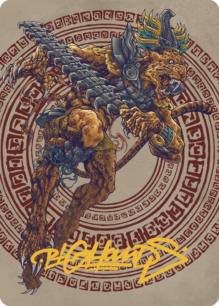 Image for Sovereign Okinec Ahau Art Card (Gold-Stamped Signature) (Art Series: The Lost Caverns of Ixalan) (53) - Magic: The Gathering