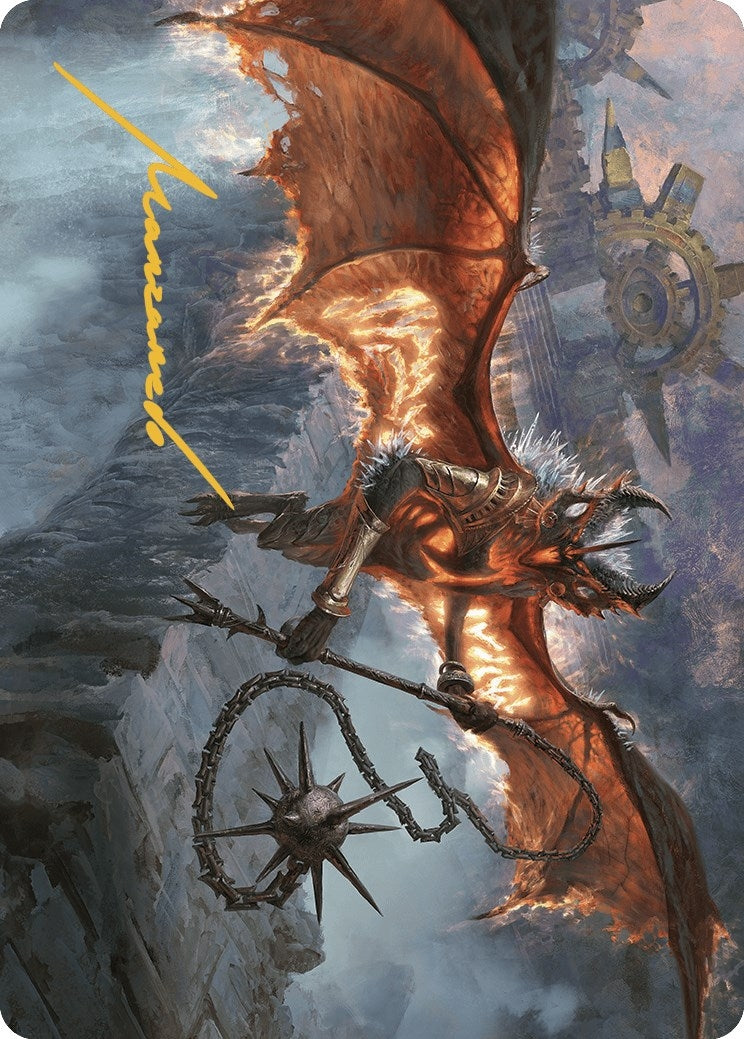 Image for Bloodletter of Aclazotz Art Card (15/81) (Gold-Stamped Signature) (Art Series: The Lost Caverns of Ixalan) (15) - Magic: The Gathering