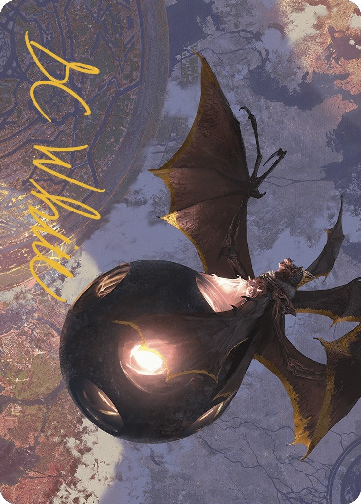 Image for Malicious Eclipse Art Card (Gold-Stamped Signature) (Art Series: The Lost Caverns of Ixalan) (17) - Magic: The Gathering