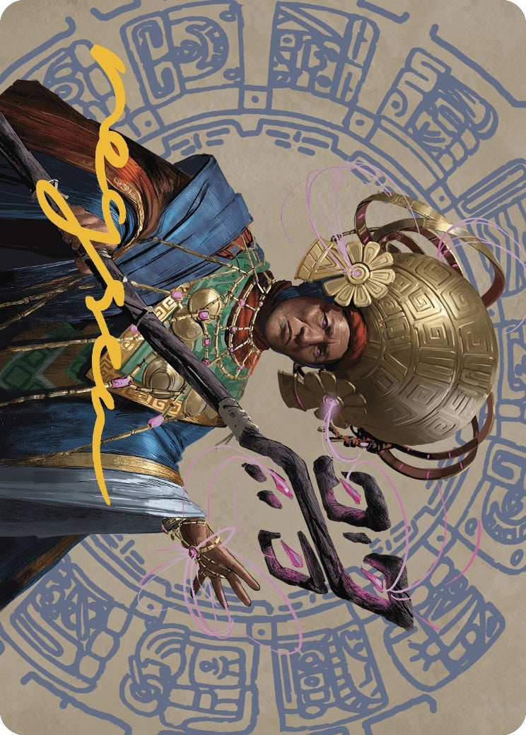 Image for Akal Pakal, First Among Equals Art Card (46/81) (Gold-Stamped Signature) (Art Series: The Lost Caverns of Ixalan) (46) - Magic: The Gathering
