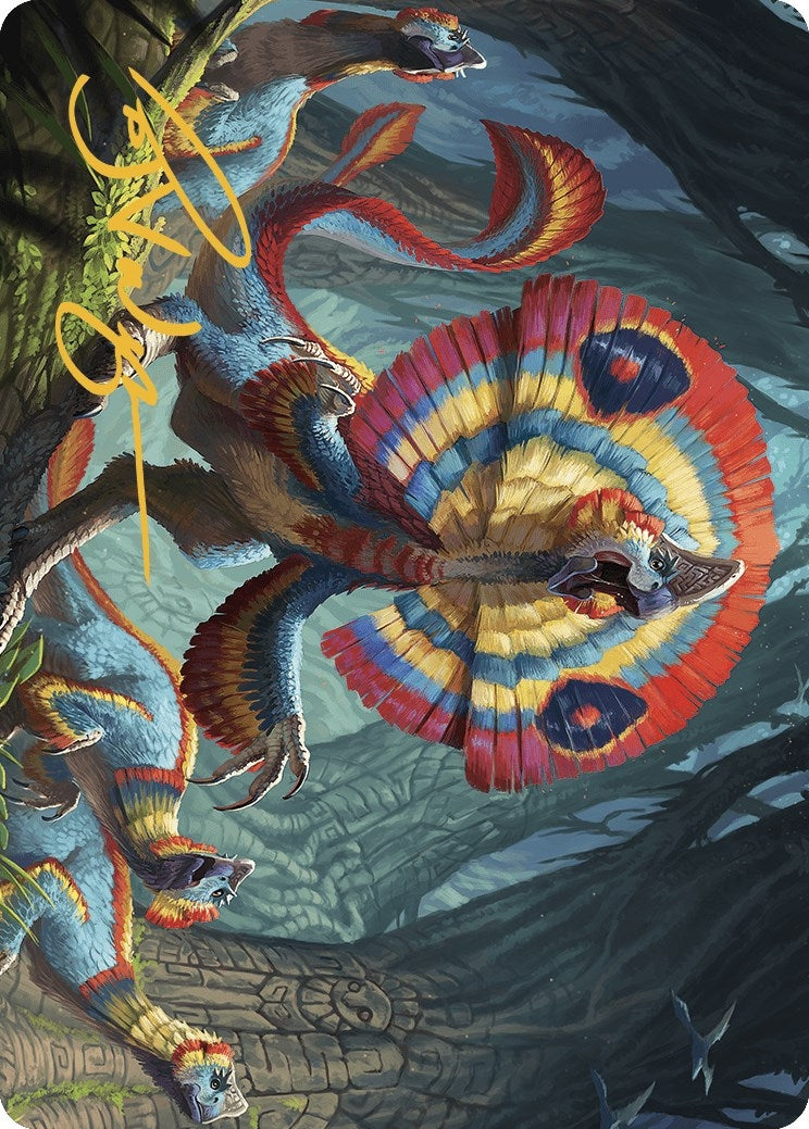 Image for Sunfrill Imitator Art Card (Gold-Stamped Signature) (Art Series: The Lost Caverns of Ixalan) (78) - Magic: The Gathering