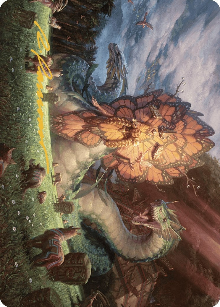 Image for Ojer Kaslem, Deepest Growth Art Card (30/81) (Gold-Stamped Signature) (Art Series: The Lost Caverns of Ixalan) (30) - Magic: The Gathering