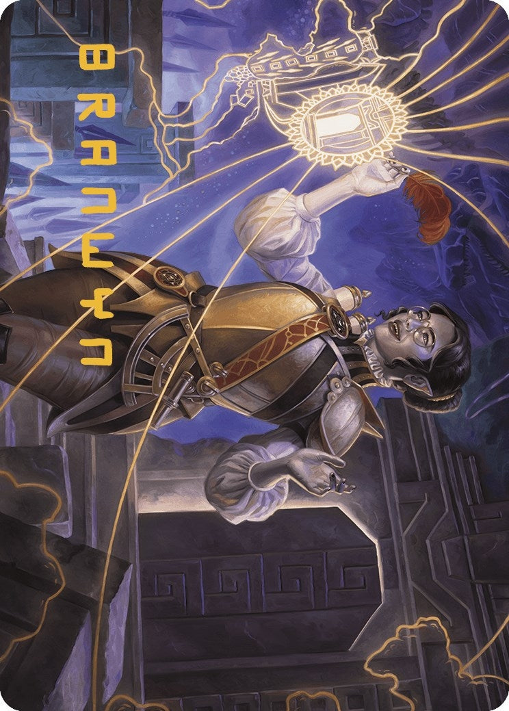 Image for Amalia Benavides Aguirre Art Card (33/81) (Gold-Stamped Signature) (Art Series: The Lost Caverns of Ixalan) (33) - Magic: The Gathering
