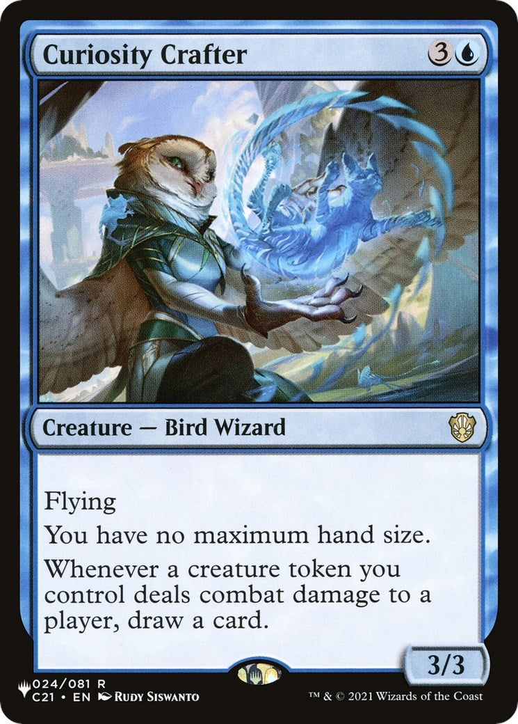 Image for Curiosity Crafter (The List Reprints) (024/081) - Magic: The Gathering