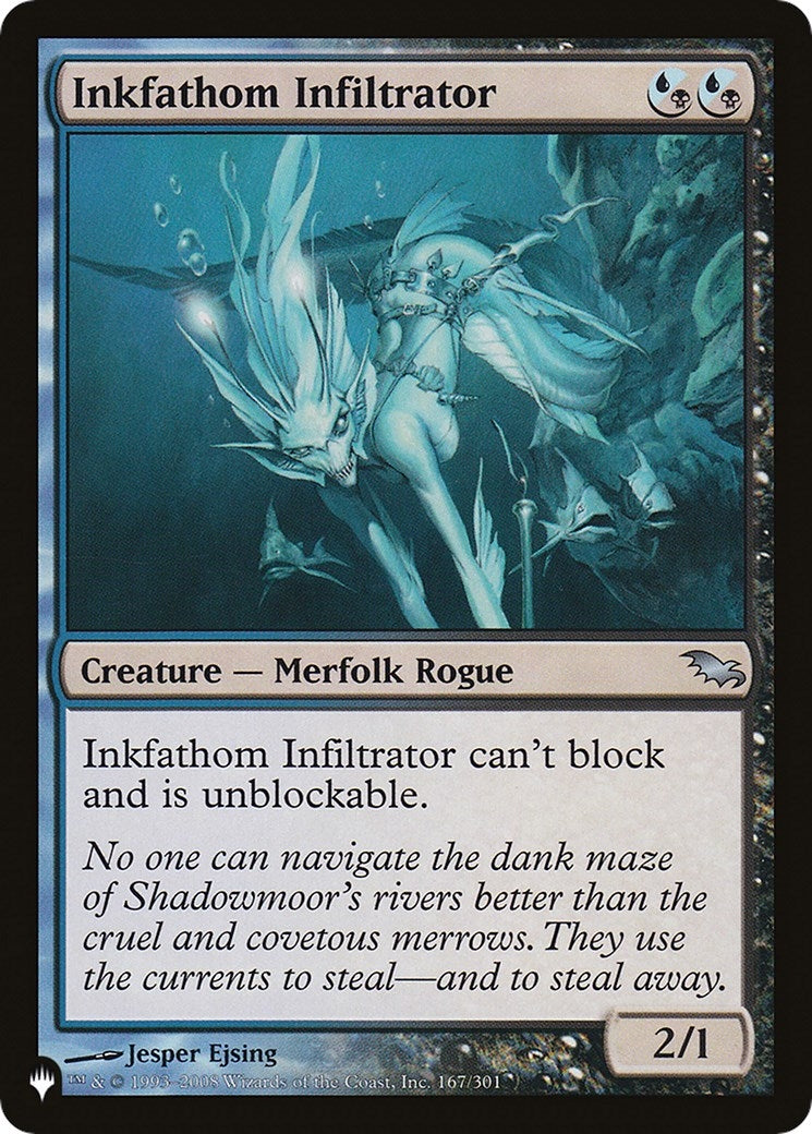 Image for Inkfathom Infiltrator (The List Reprints) (167/301) - Magic: The Gathering