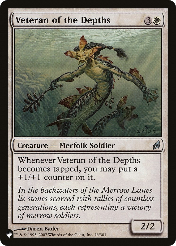 Image for Veteran of the Depths (The List Reprints) (46/301) - Magic: The Gathering