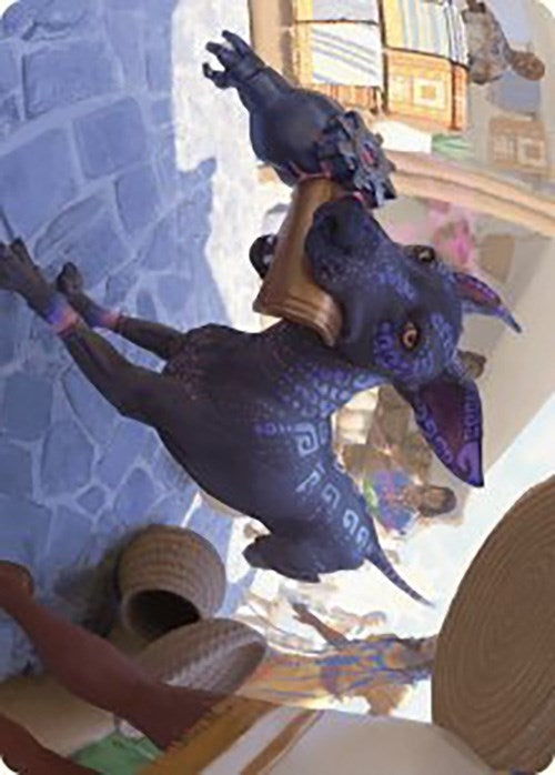 Image for Mischievous Pup Art Card (Art Series: The Lost Caverns of Ixalan) (3) - Magic: The Gathering