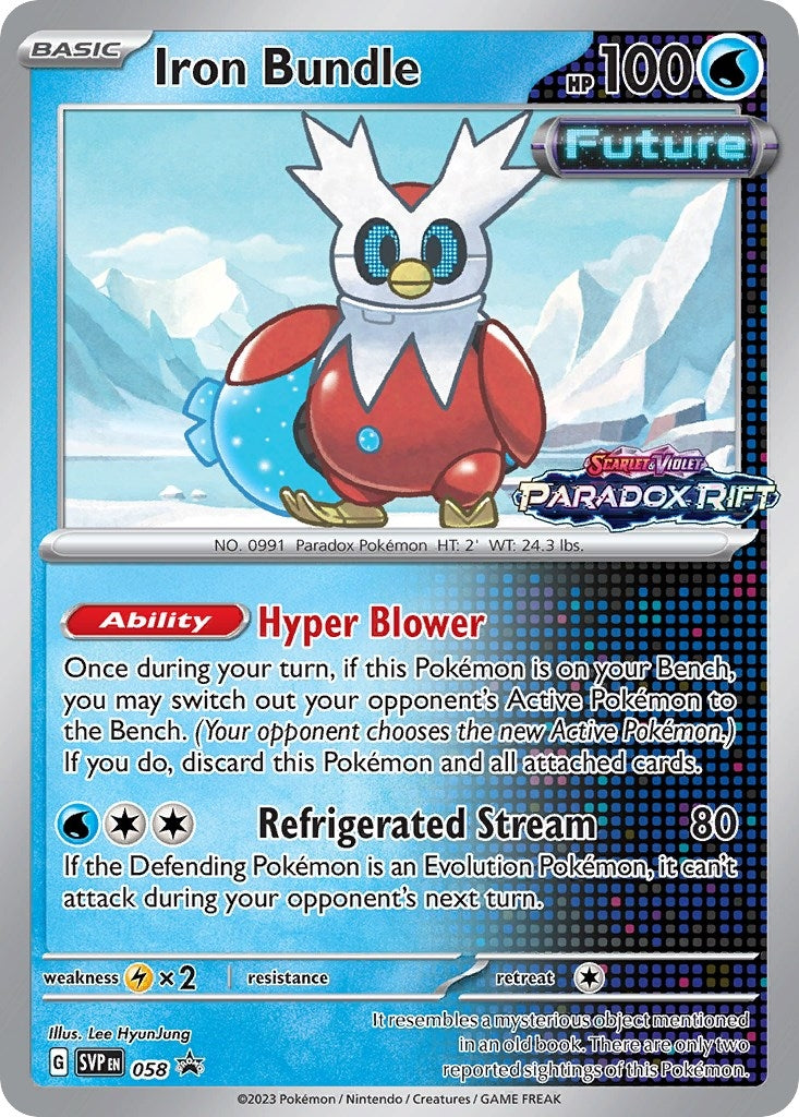 Image for Iron Bundle - 058 (Prerelease) (SV: Scarlet & Violet Promo Cards) (058) - Pokemon