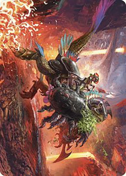 Image for Triumphant Chomp Art Card (Art Series: The Lost Caverns of Ixalan) (21) - Magic: The Gathering