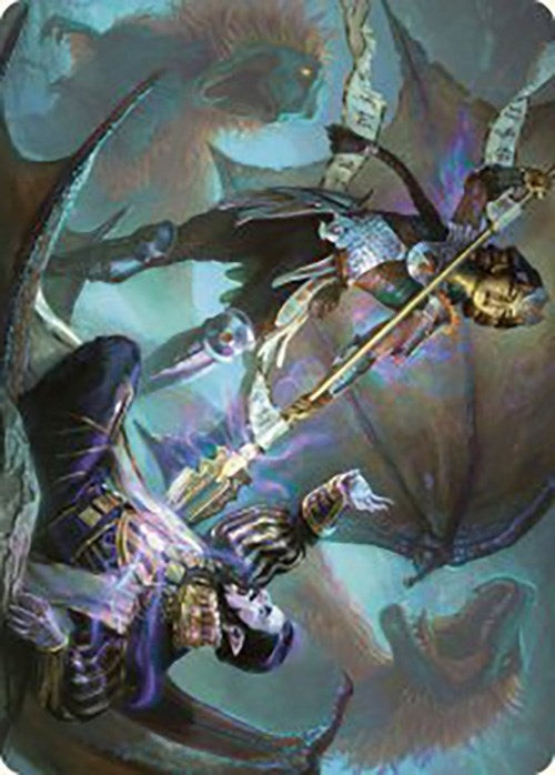 Image for Huatli's Final Strike Art Card (Art Series: The Lost Caverns of Ixalan) (28) - Magic: The Gathering