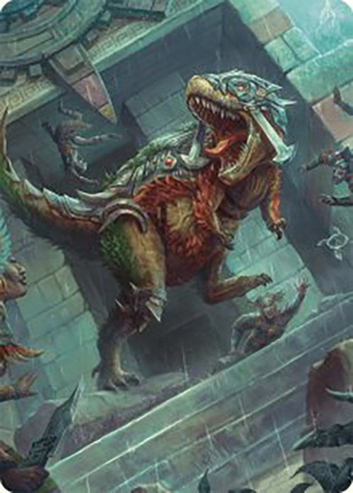 Image for Carnage Tyrant Art Card (Art Series: The Lost Caverns of Ixalan) (66) - Magic: The Gathering