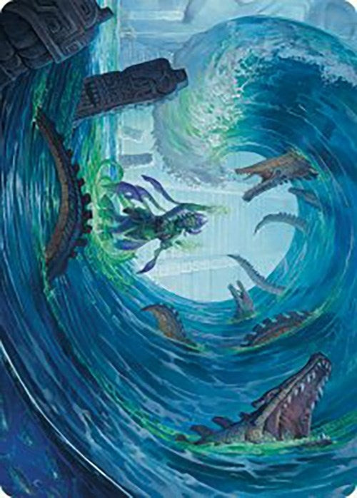 Image for Wave Goodbye Art Card (Art Series: The Lost Caverns of Ixalan) (76) - Magic: The Gathering