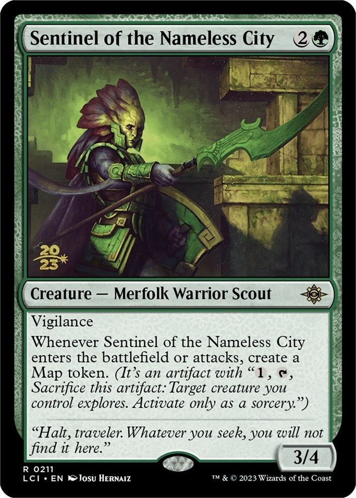 Image for Sentinel of the Nameless City (Prerelease Cards) (211) - Magic: The Gathering