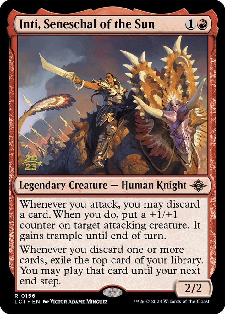 Image for Inti, Seneschal of the Sun (Prerelease Cards) (156) - Magic: The Gathering