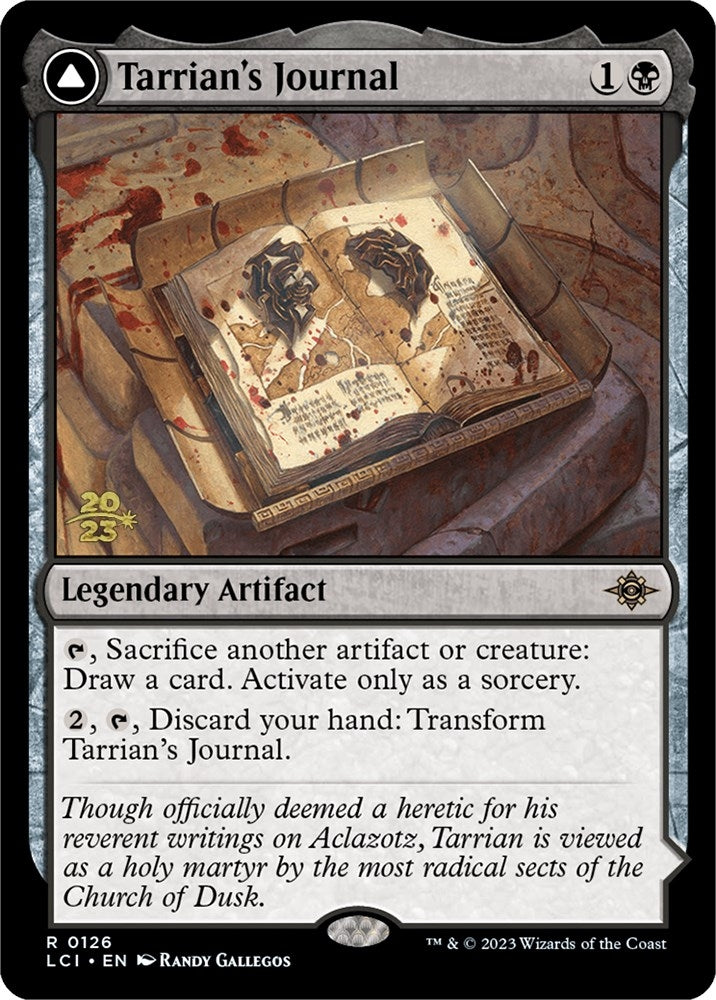 Image for Tarrian's Journal (Prerelease Cards) (126) - Magic: The Gathering