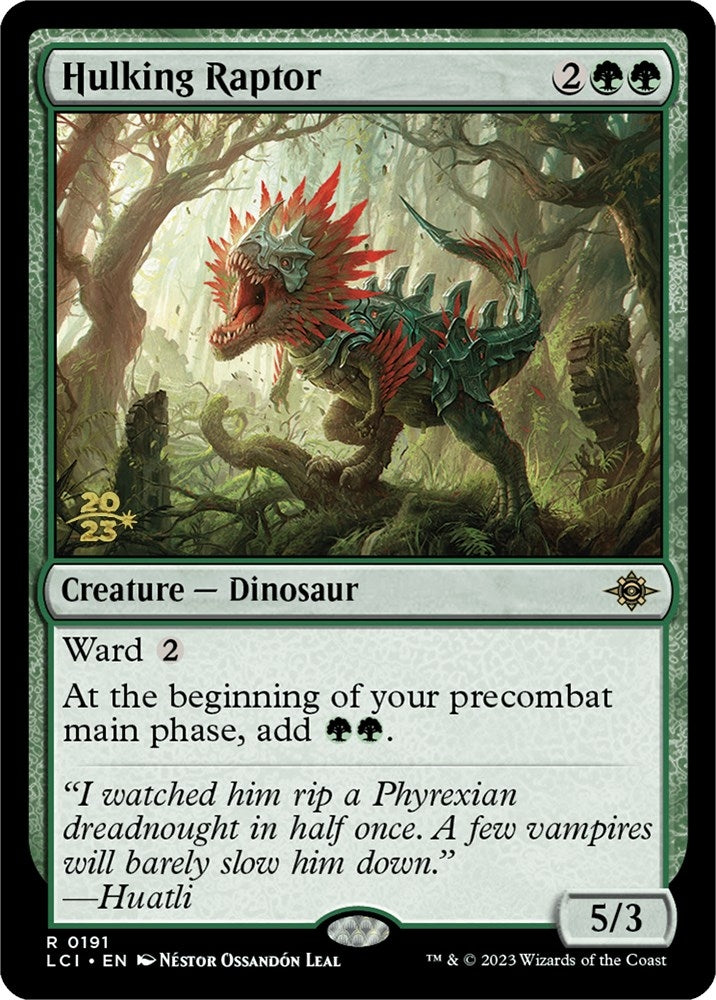 Image for Hulking Raptor (Prerelease Cards) (191) - Magic: The Gathering