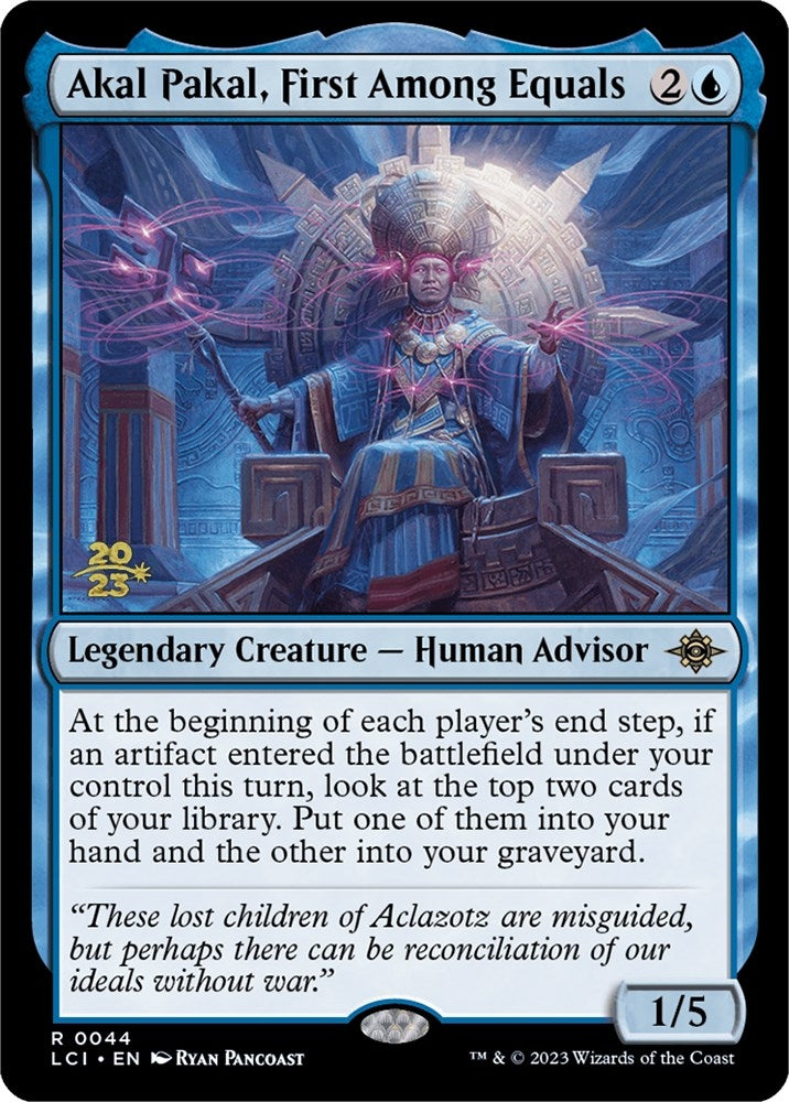 Image for Akal Pakal, First Among Equals (Prerelease Cards) (44) - Magic: The Gathering