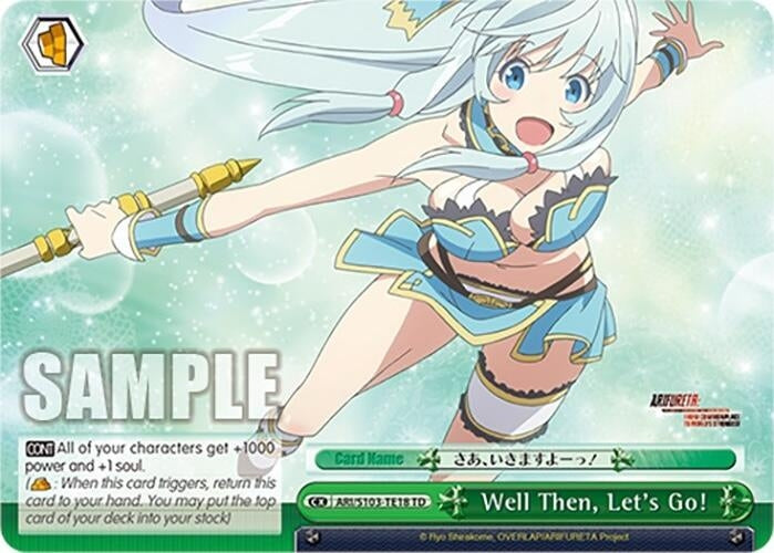 Image for Well Then, Let's Go! (Arifureta: From Commonplace to World's Strongest) (ARI/S103-TE18 TD) - Weiss Schwarz