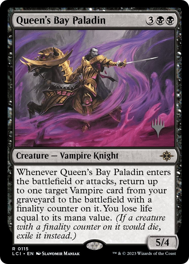 Image for Queen's Bay Paladin (Promo Pack: The Lost Caverns of Ixalan) (115) - Magic: The Gathering