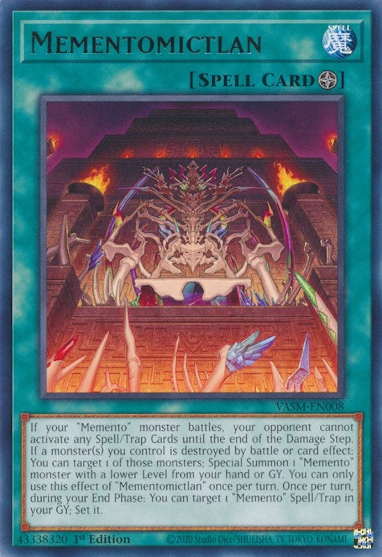 Image for Mementomictlan (Valiant Smashers) (VASM-EN008) - YuGiOh