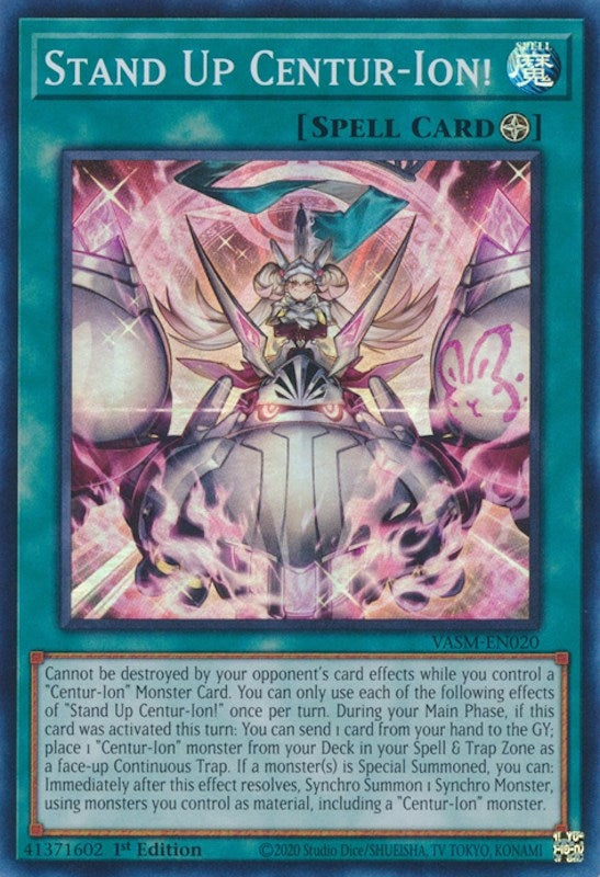 Image for Stand Up Centur-Ion! (Valiant Smashers) (VASM-EN020) - YuGiOh