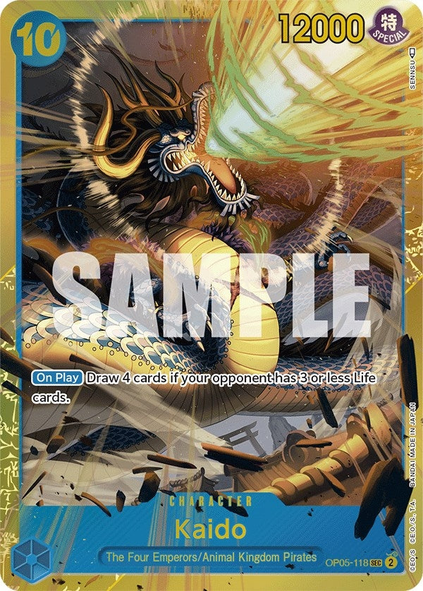 Image for Kaido (118) (Awakening of the New Era) (OP05-118) - One Piece Card Game