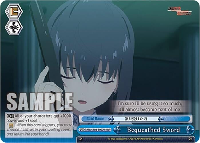 Image for Bequeathed Sword (RRR) (Arifureta: From Commonplace to World's Strongest) (ARI/S103-E097R RRR) - Weiss Schwarz