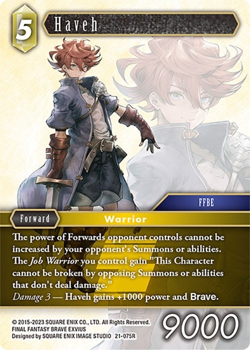Image for Haveh (Beyond Destiny) (21-075R) - Final Fantasy TCG