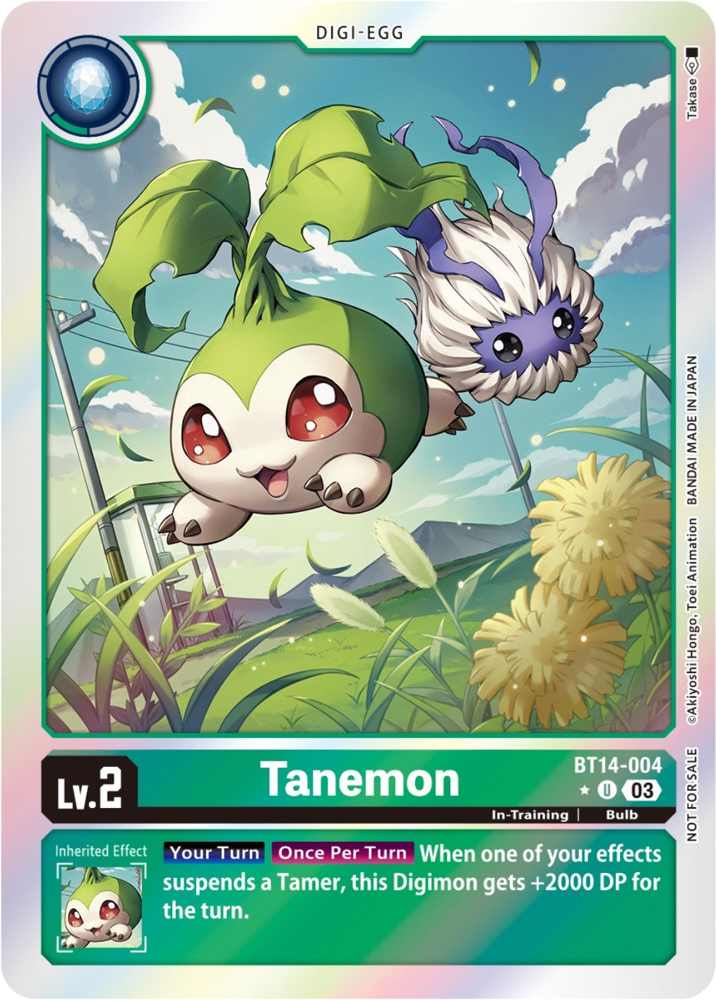 Image for Tanemon (Blast Ace Box Promotion Pack) (BT14) (14004)