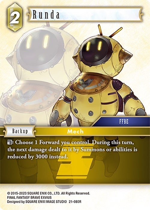 Image for Runda (Beyond Destiny) (21-080R) - Final Fantasy TCG