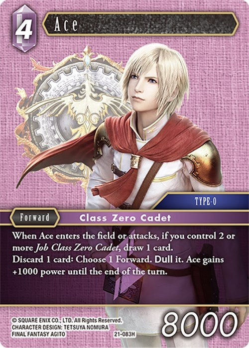 Image for Ace (Beyond Destiny) (21-083H) - Final Fantasy TCG