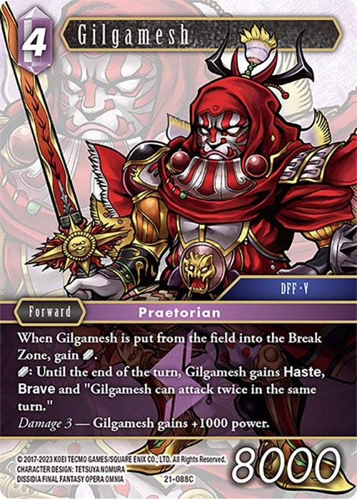 Image for Gilgamesh (Beyond Destiny) (21-088C) - Final Fantasy TCG