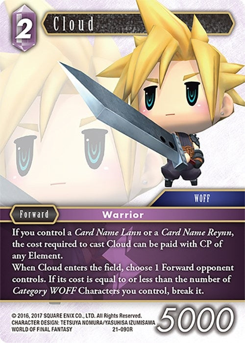 Image for Cloud (Beyond Destiny) (21-090R) - Final Fantasy TCG