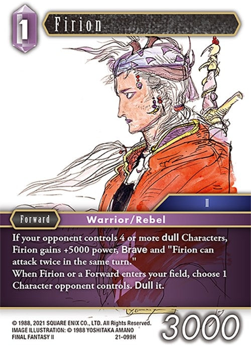 Image for Firion - 099H (Beyond Destiny) (21-099H) - Final Fantasy TCG