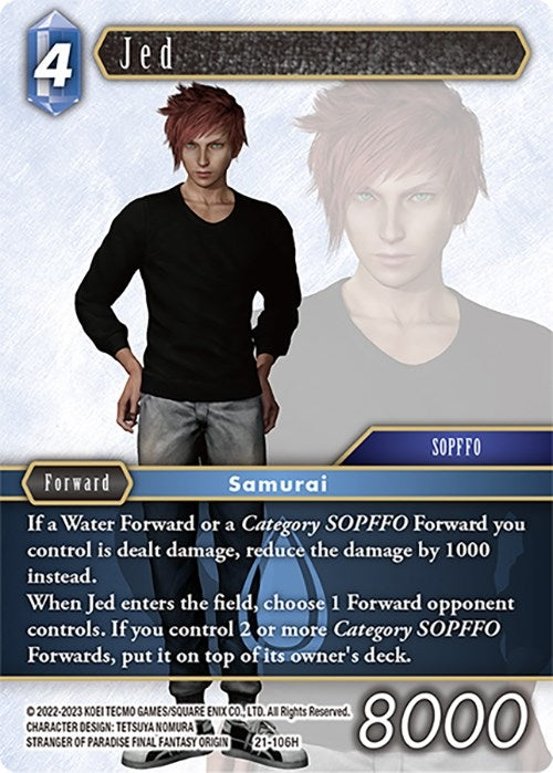 Image for Jed (Beyond Destiny) (21-106H) - Final Fantasy TCG