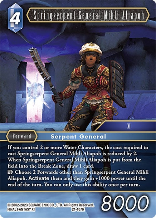Image for Springserpent General Mihli Aliapoh (Beyond Destiny) (21-107R) - Final Fantasy TCG
