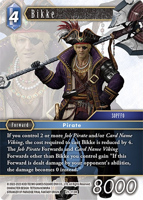 Image for Bikke (Beyond Destiny) (21-113R) - Final Fantasy TCG