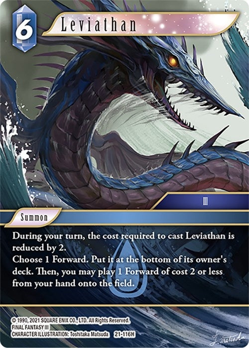 Image for Leviathan (Beyond Destiny) (21-116H) - Final Fantasy TCG