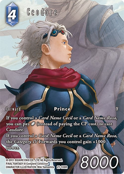 Image for Ceodore (Full Art) (Beyond Destiny) (21-108R) - Final Fantasy TCG
