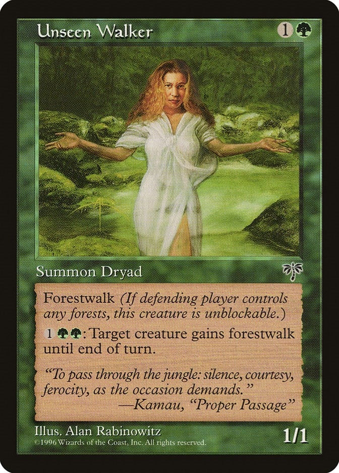 Image for Unseen Walker (Mirage) - Magic: The Gathering