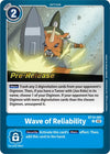 Image for Wave of Reliability (BT14-091 U) [Blast Ace Pre-Release Cards] - Digimon Card Game