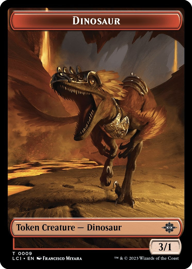 Image for Dinosaur Token (0009) (The Lost Caverns of Ixalan) (9) - Magic: The Gathering