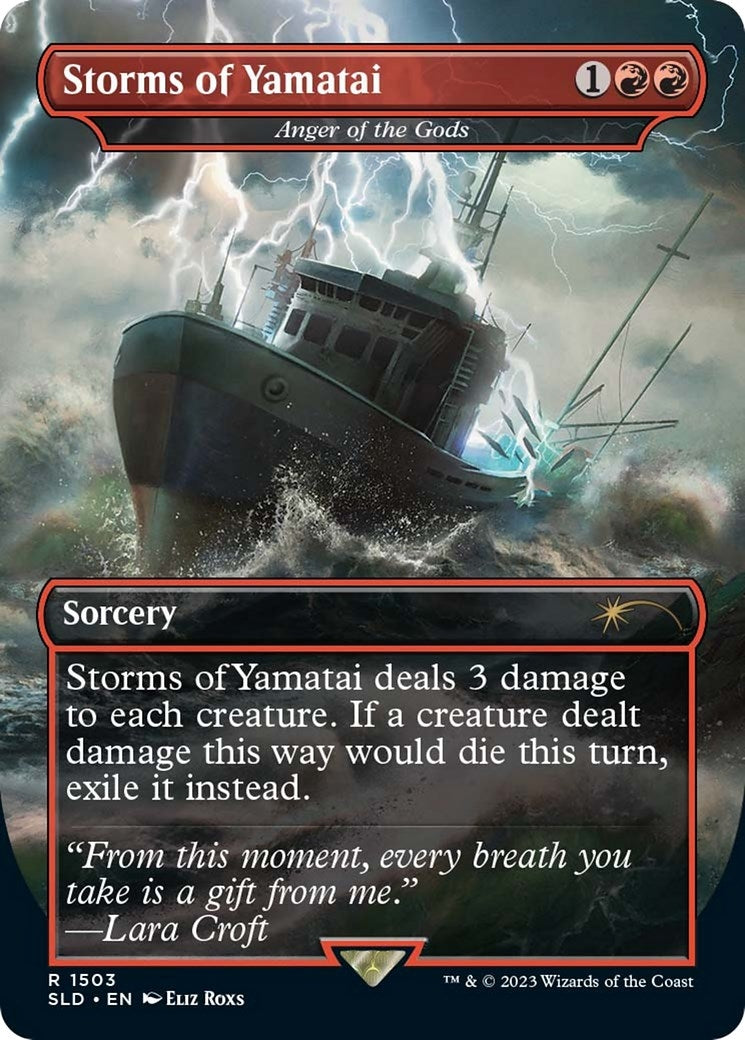 Image for Storms of Yamatai - Anger of the Gods (Secret Lair Drop Series) (1503) - Magic: The Gathering